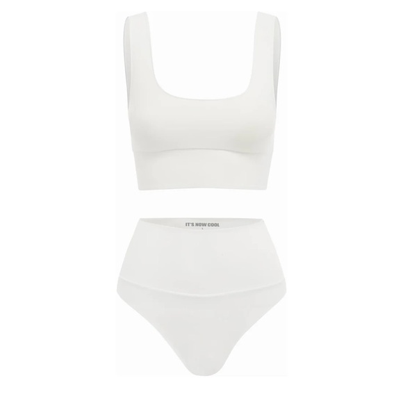 NWT It’s Now Cool White Contour Bikini Size Small - Picture 3 of 8